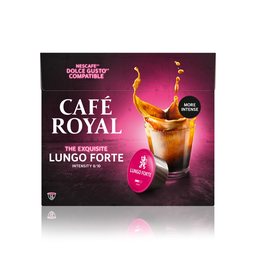 CAFE ROYAL Coffee capsules Dolce Gusto Compatible Lungo N°8, 16 capsules box