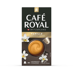 CAFE ROYAL Vanilla Coffee Capsules Intensity 4, box of 10 capsules