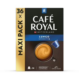 CAFE ROYAL Lungo Coffee Capsules Intensity 4, 36 capsules 190 g