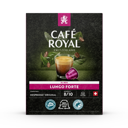 CAFE ROYAL Coffee Capsules Lungo Forte Intensity 8, 18 capsules
