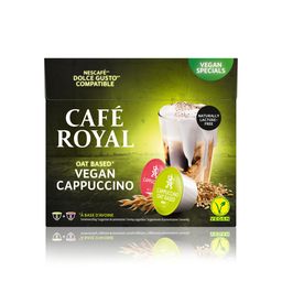 CAFE ROYAL Oat Cappuccino Capsules Compatible with Dolce Gusto 16 capsules