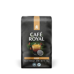 CAFE ROYAL Café dosettes Compatibles Senseo doux, la boite de 56 dosettes