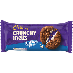 CADBURY Galletas Crunchy Melts rellenas Oreo 156 g