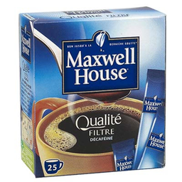 MAXWELL café granules filtre house décaféine 45g