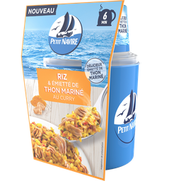 PETIT NAVIRE Express Meal Rice & Shredded Tuna with Curry 140 g