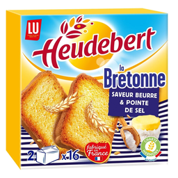 HEUDEBERT Biscotes La Bretonne Sabor Mantequilla y Sal 290 g