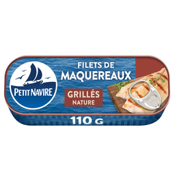 PETIT NAVIRE Grilled Mackerel Fillets Natural 110 g