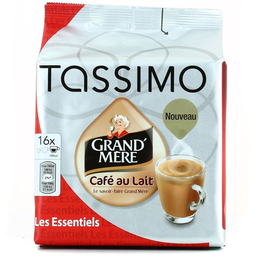 TASSIMO Café au Lait Formato Grande 16 Tazas 184g