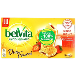 BELVITA duo fourré fraise 253g
