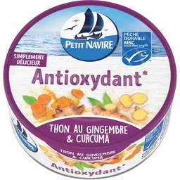 PETIT NAVIRE Tuna ginger & turmeric 120 g