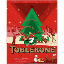 TOBLERONE Assortiment de mini barres au chocolat et au nougat aux amandes 280g