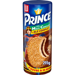 Prince Biscuits Goût Chocolat Multi Céréales Au Blé Complet Ouverture Facile 293G