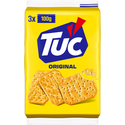 TUC Biscuits apéritifs crackers nature 3x100 g