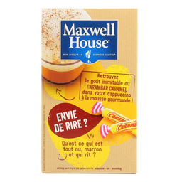 MAXWELL mx cappuccino carambar 168g