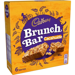CADBURY Brunch Bar Cacahuete 192 g