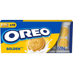 Oreo Biscuits Golden Nature Sachets Fraîcheur 10X2 Biscuits 220G