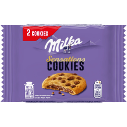 MILKA Cookies Coração Choco Fondant 52 g