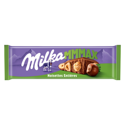 MILKA Chocolate de leite com avelãs inteiras 300 g