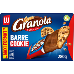 LU Biscuits barre cookie aux pépites de chocolat Granola