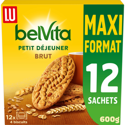 BELVITA Biscuits petit déjeuner brut