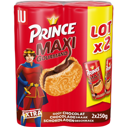 LU Biscuits fourrés au chocolat Maxi Gourmand Prince