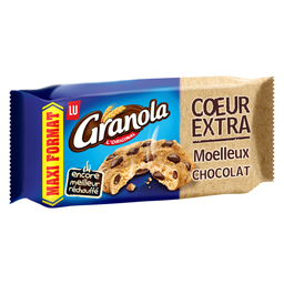 LU Cookies cœur extra moelleux aux pépites de chocolat Granola