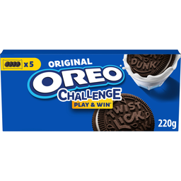 Oreo Biscuits Au Chocolat Fourrés Vanille Sachets Fraîcheur 5X4 Biscuits 220G