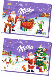 MILKA Calendario de Adviento chocolates con leche de los Alpes 200 g