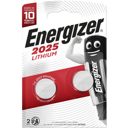 ENERGIZER Pila doméstica Litio CR2025 pack de 2