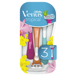GILLETTE Rasoirs jetables pour Femme Tropical Venus