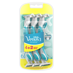 VENUS Rasoir Jetable Femme Sensitive le lot de 6 rasoirs