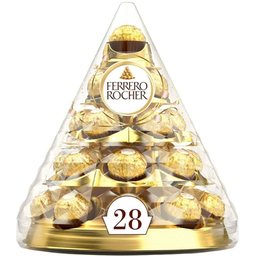 FERRERO ROCHER Bouchées au chocolat au lait noisettes et gaufrette 28 pièces 350 g