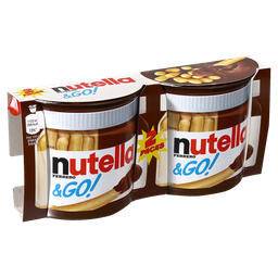 NUTELLA Palitos de pan con crema de avellanas y cacao 104g