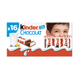 Kinder Barre Chocolat Au Lait 16 Barres 200G