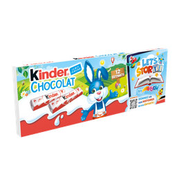 Kinder Barres Chocolatées Fourrées Au Lait 12 Barres 150G
