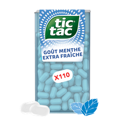 TIC TAC Bonbons Menthe Extra Fraîche TIC TAC