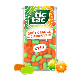 TIC TAC Bonbons Orange & Citron Vert TIC TAC