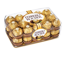 FERRERO ROCHER Pralines de chocolat au lait et fourrées noisettes 375 g