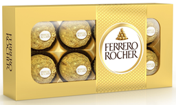 FERRERO ROCHER Bouchées au chocolat au lait noisettes 8 100 g