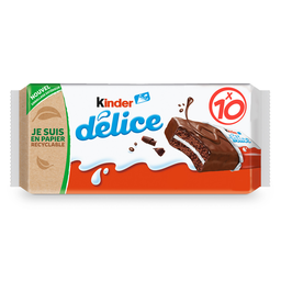 Kinder Délice Génoises Au Chocolat Sachets Individuels 10 Gâteaux 390G