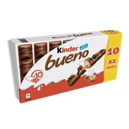 Kinder Bueno Barre Chocolat Cœur Au Lait 10X2 Barres 430G