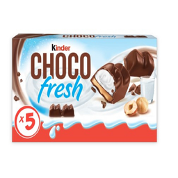 Kinder Chocofresh Barres Chocolatées Fourrées Lait Et Noisette 5X20G