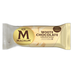 MAGNUM Glace Bâtonnet Vanille Chocolat Blanc 86