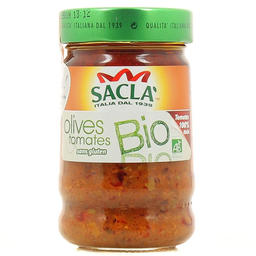 SACLA sauce olive tomate BIO 190g