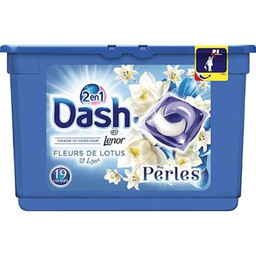 DASH Detergente em Cápsulas 2em1 Fleur de Lys, 19 doses