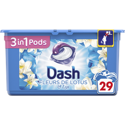 DASH Detergente 3EN1 Flores de Lótus e Lírio 29 pods 765,6 g