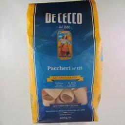 DE CECCO Pâtes Paccheri N°125 DE CECCO, 500g