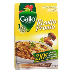 RISO GALLO risotto pronto cepes 210g