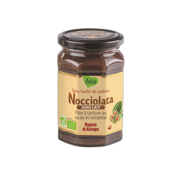 NOCCIOLATA Pâte à tartiner bio sans lait au cacao et noisettes sans huile de palme 270g
