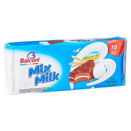 BALCONI Gâteaux Mini Génoises Cacao Et Lait 10 x 35 g